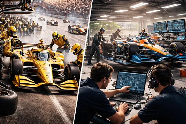 Pit strategy flowchart