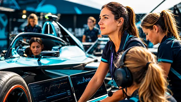 Electric racing team