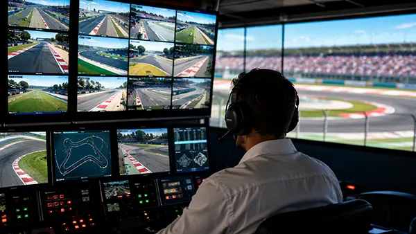 F1 race circuit