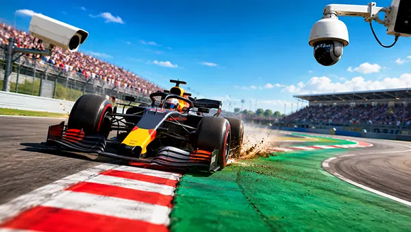F1 race circuit