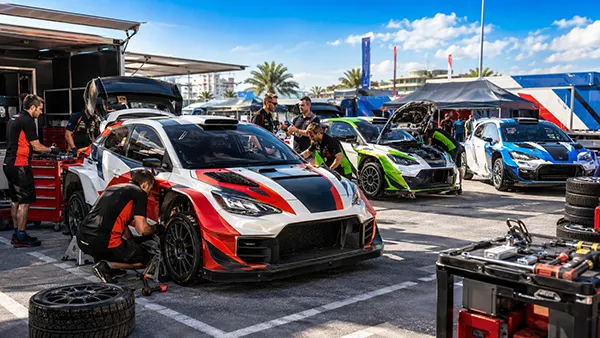 WRC27 rally car